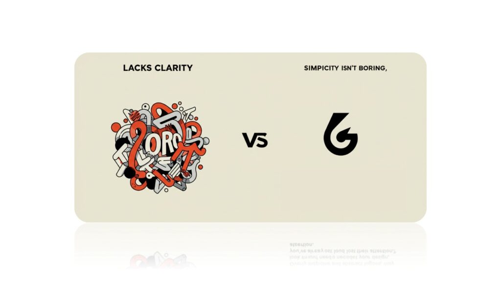 Lacks Clarity of logo